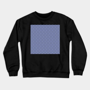 Japanese wave pattern (Saigaiha) Crewneck Sweatshirt